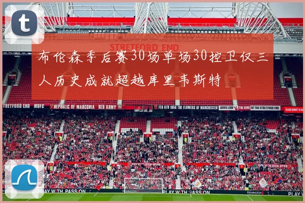 布伦森季后赛30场单场30控卫仅三人历史成就超越库里韦斯特
